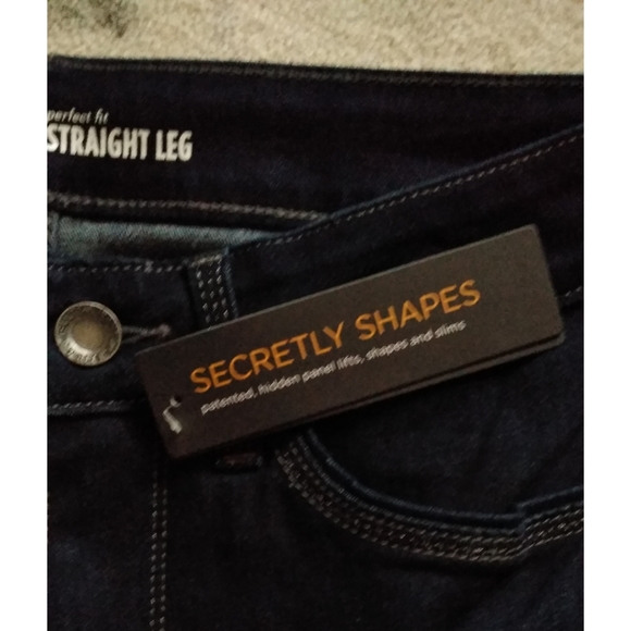 Lee Straight Leg Perfect Fit Jeans Mid Rise - Picture 4 of 4